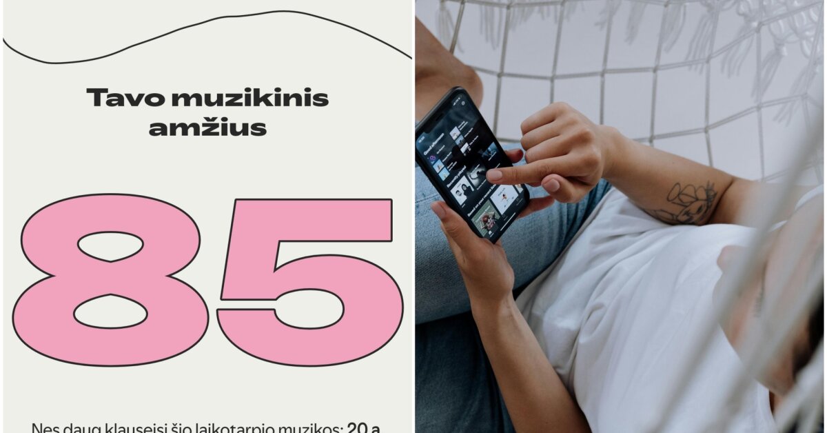 „Spotify Wrapped“ jus „pasendino“? Štai ką jūsų „klausymosi amžius“ iš tiesų atskleidžia | Gyvenimas