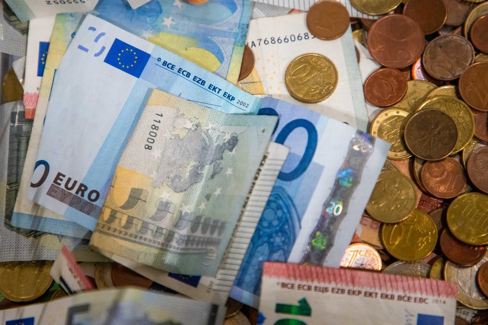 Grynieji pinigai. ELTA / Dainius Labutis