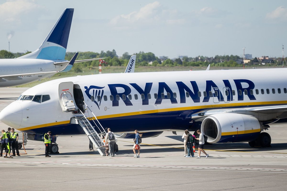 „Ryanair“ lėktuvas skrisdamas patyrė avarinę situaciją
