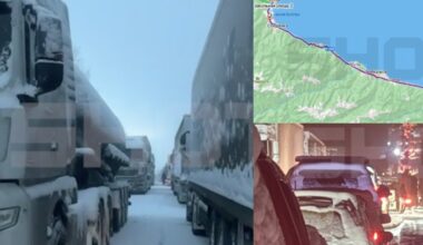 Rusijoje susidarė spūstis – žmonės įstrigo ilgoms valandoms