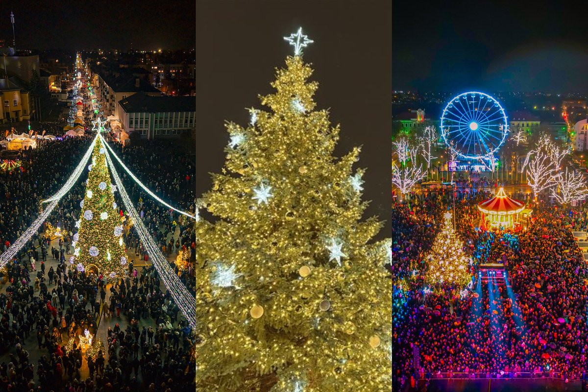 Panevėžys, Marijampolė ar Šiauliai: kuri kalėdinė eglė jums patinka labiausiai?