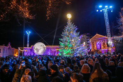 Klaipėdos Kalėdų eglės įžiebimas 2024