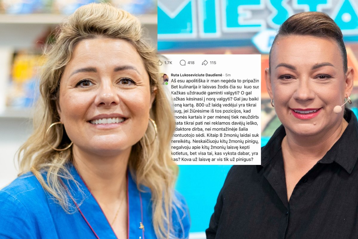 Beatai Nicholson paviešinus atlygį už vieną laidą, Rūta Lukoševičiūtė neapsikentė: ne viską ji daro pati - Delfi