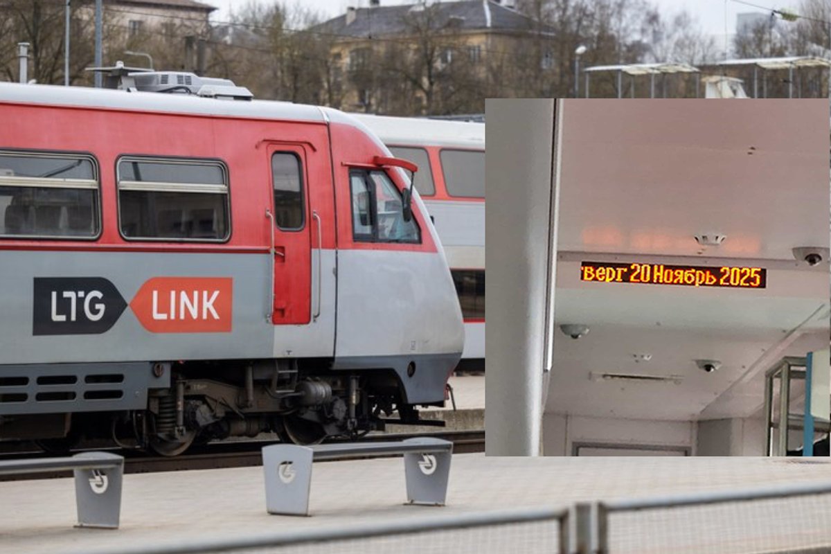 „Jaučiuose ne savo šalyje“: traukinyje – rusiškas tekstas