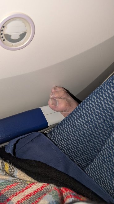 Lėktuve išvystas vaizdas (nuotr. Threads)