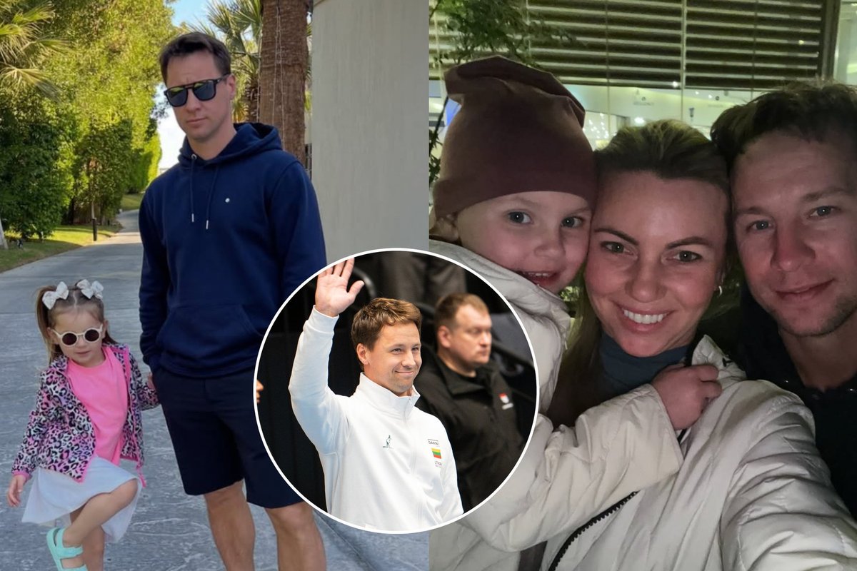 Ričardas Berankis parodė jaukias šeimos akimirkas