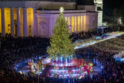 Vilniaus Kalėdų eglutės įžiebimas 2025