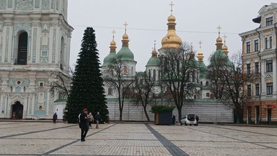 Kalėdų eglutės Ukrainoje