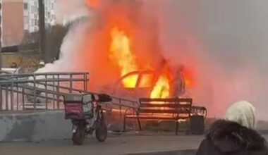 Sprogimas Rusijos sostinėje: supleškėjo karo pramonėje dirbančio fiziko automobilis