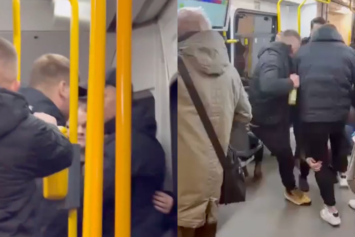 Išplito šokiruojantis įrašas, kaip du lenkai užpuolė ukrainiečių porą