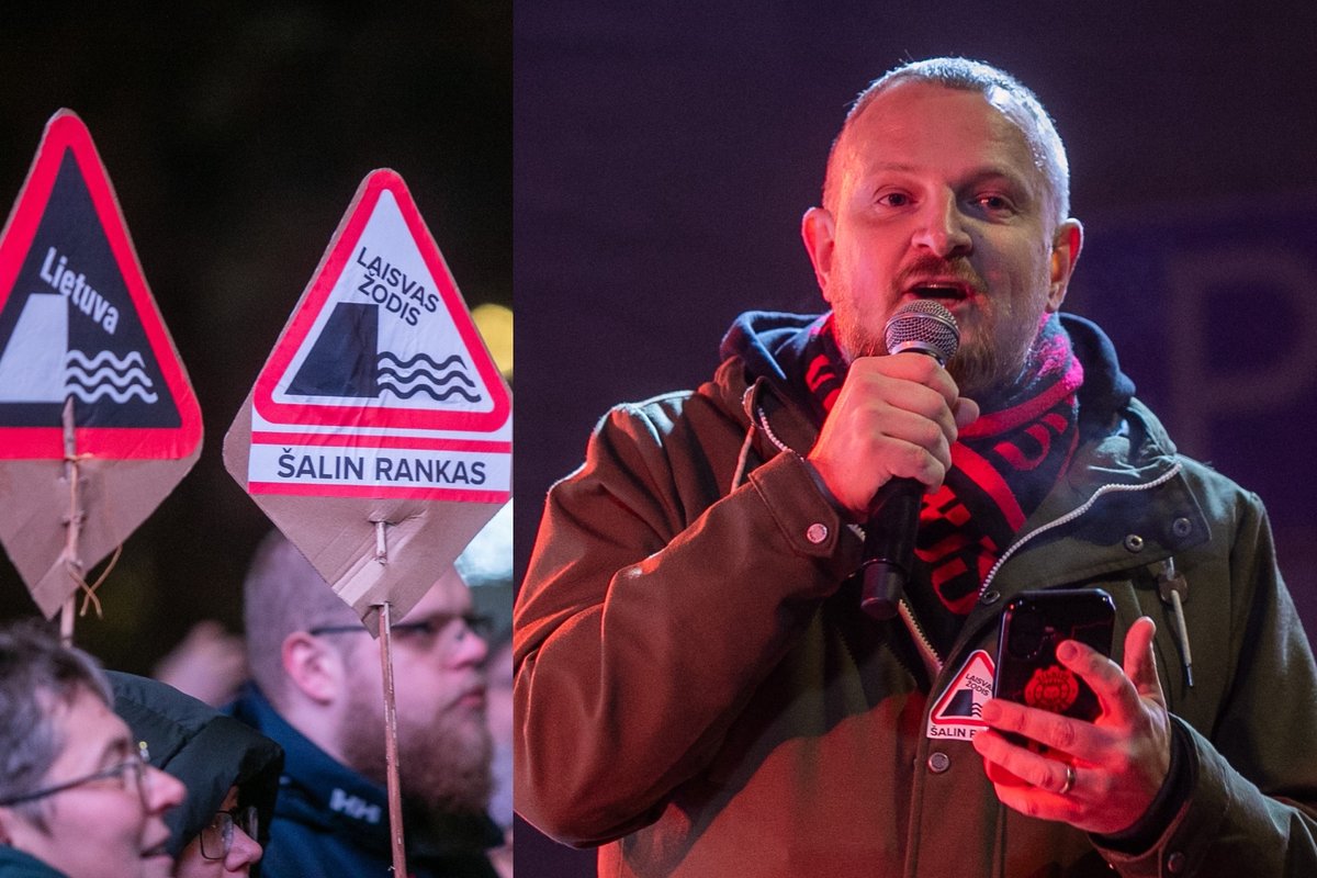 Paulius Ambrazevičius proteste apnuogino socdemų melą, įgėlė buvusiam kolegai
