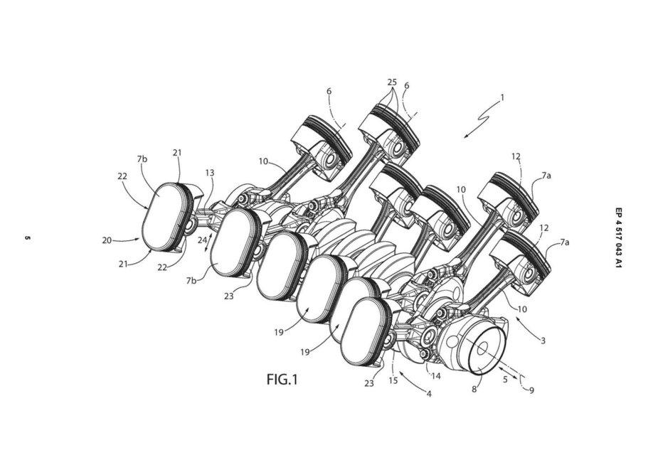 Ferrari patento brėžiniai (nuotr. gamintojo)
