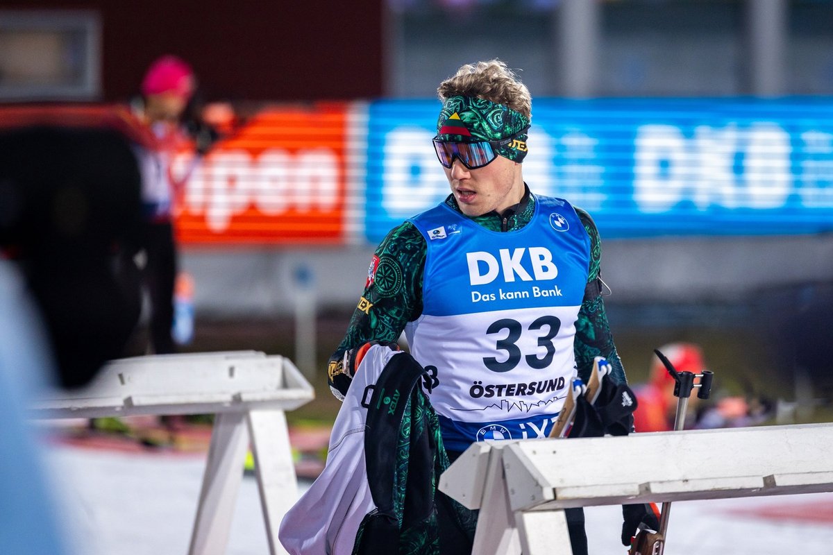 Karjeros rekordas Lietuvos biatlonininką priartino prie olimpinių žaidynių