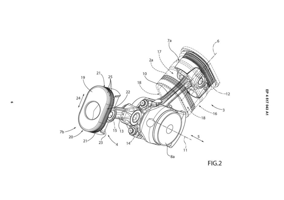 Ferrari patento brėžiniai (nuotr. gamintojo)