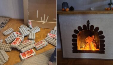 Agnė pati pasigamino neįtikėtiną kalėdinę dekoraciją