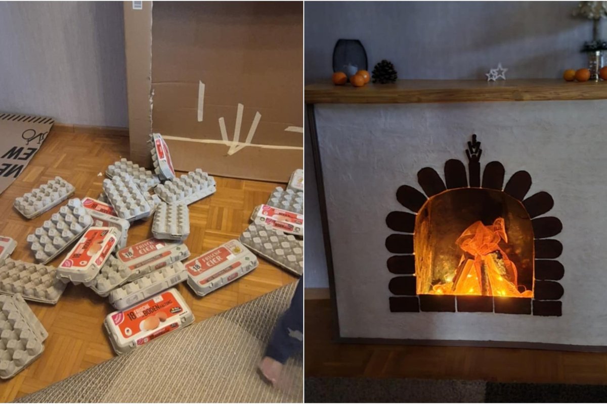 Agnė pati pasigamino neįtikėtiną kalėdinę dekoraciją