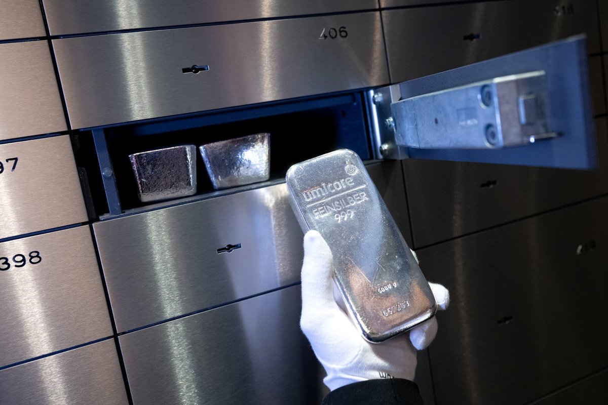 Sidabro kaina pasiekė naują rekordą