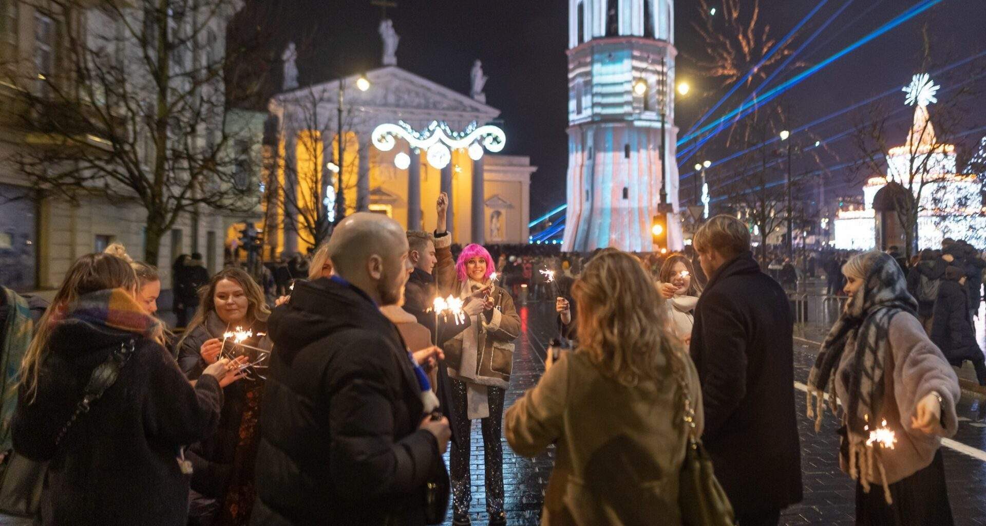 Naujųjų naktį Katedros aikštėje – įspūdingas šou