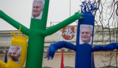 Prie prezidentūros – protesto akcija