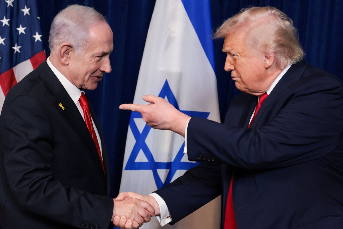 Trumpas po susitikimo su Netanyahu pagrasino Iranui ir „Hamas“