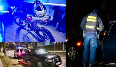 Reidai Vilniuje: įkliuvo neblaivus motociklininkas bei liūdnai pagarsėjęs buvęs policininkas