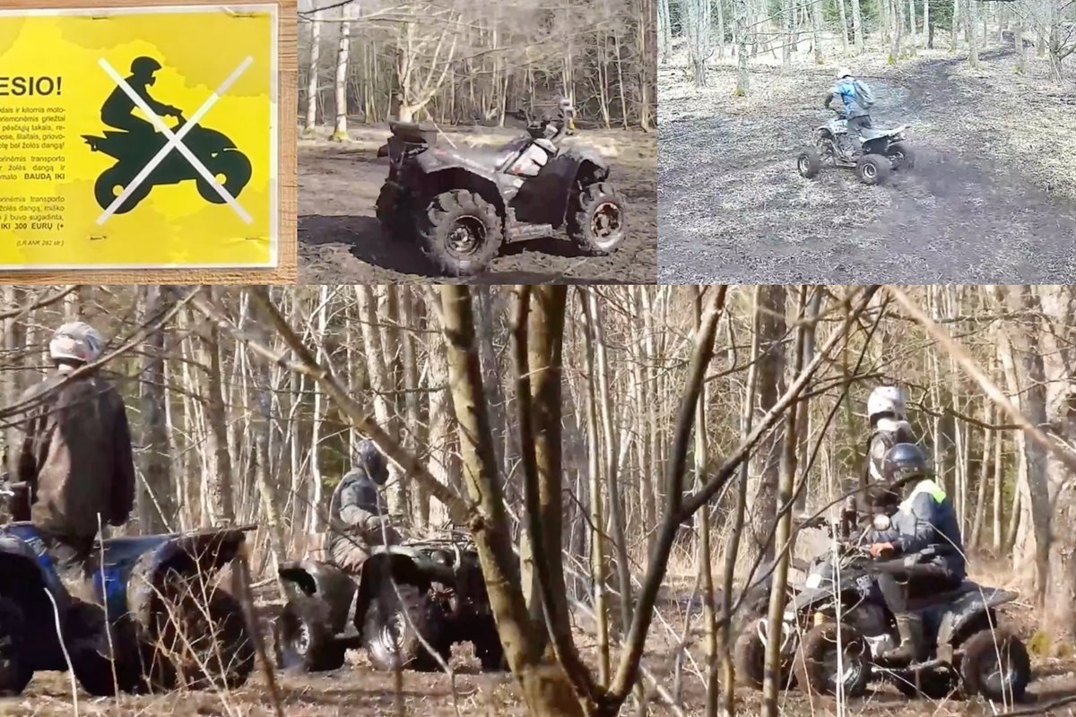 Parodė, kaip gaudo keturratininkus - Delfi