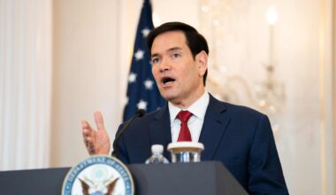 Rubio kritikuoja ES baudą socialiniam tinklui „X“: tai išpuolis prieš Amerikos žmones