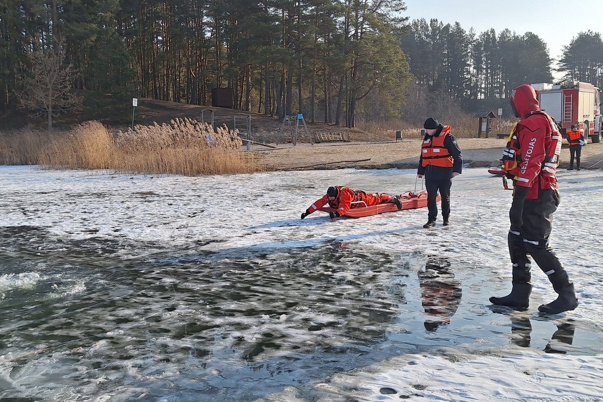 Kėdainių rajone po ledu aptiktas dingusio žmogaus kūnas