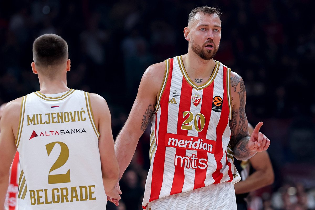 Motiejūnas ir „Crvena Zvezda“ suklupo prieš turnyro lyderę