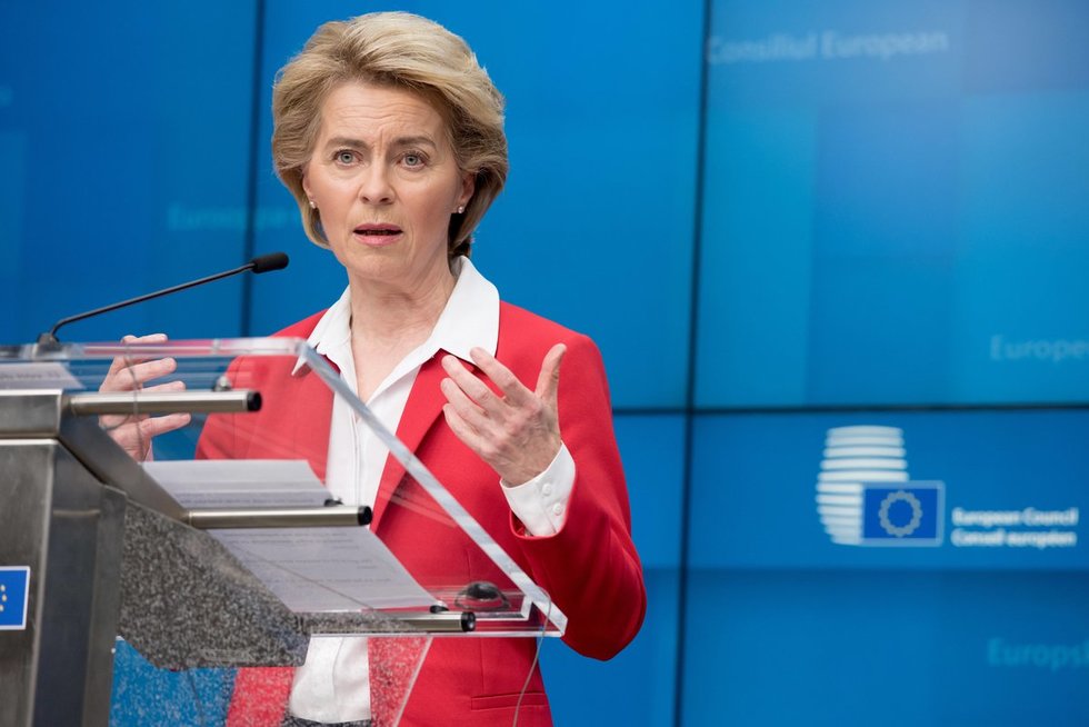 EK pirmininkė Ursula von der Leyen (nuotr. SCANPIX)