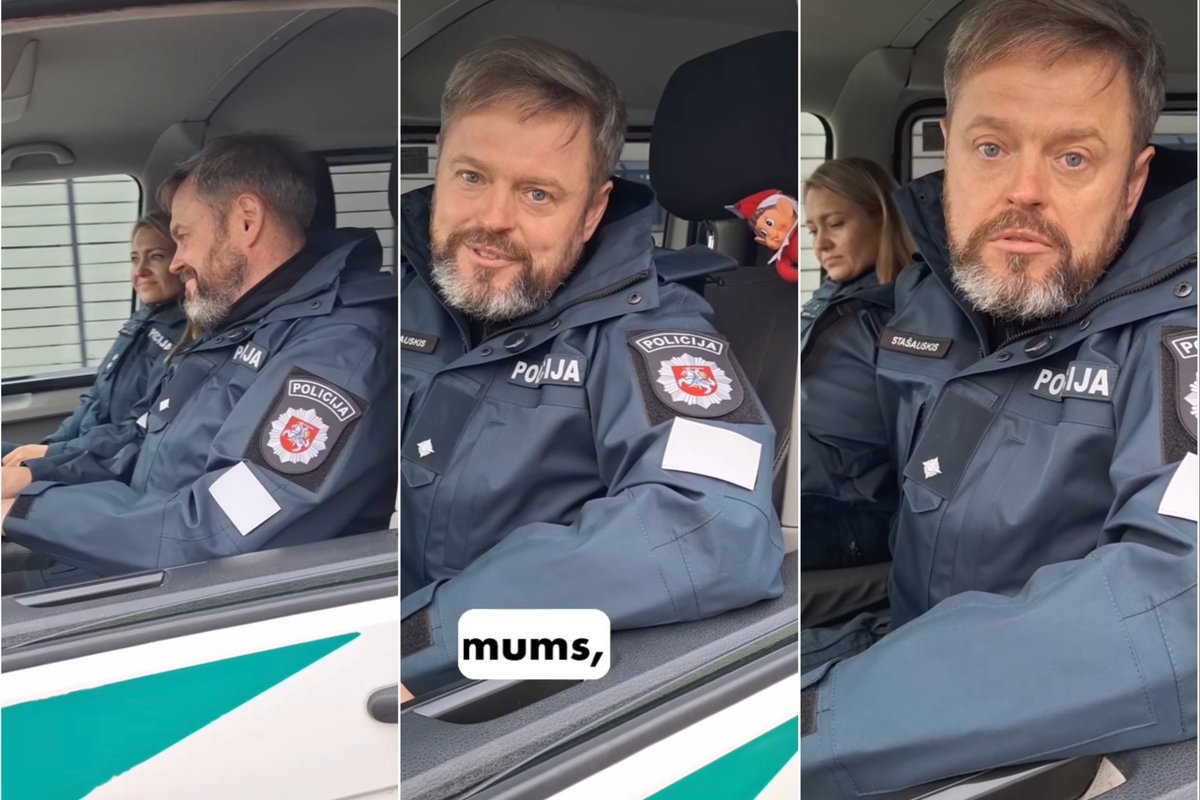 Internete plinta nuotaikingas Lietuvos policijos vaizdelis
