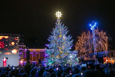 Klaipėdos Kalėdų eglės įžiebimas 2024