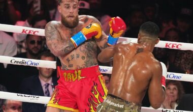 Pagaliau paviešinti teisėjų balai Paulo ir Joshua kovoje: tokie skaičiai bokse pasitaiko retai