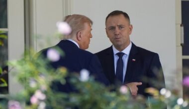 Iš Lenkijos prezidento – perspėjimas Trumpui