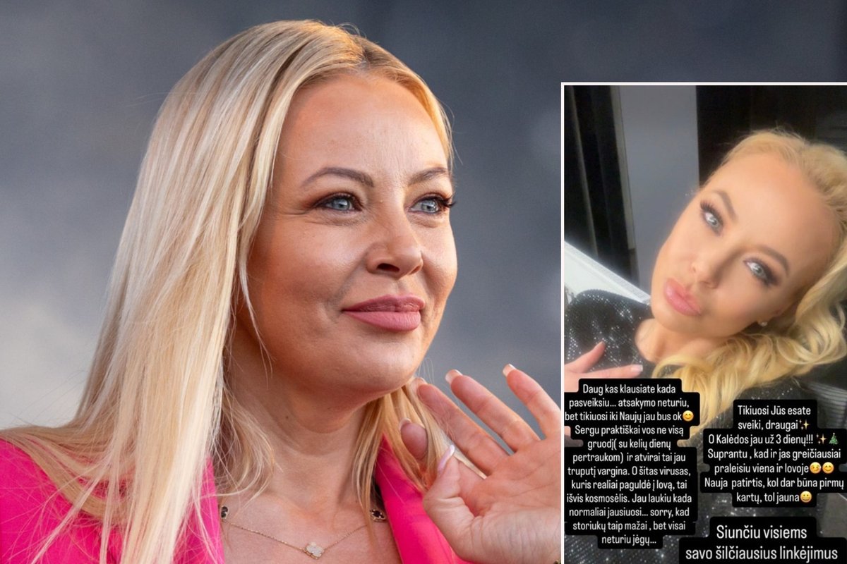 Mia Pilibaitytė prabilo apie išvarginusį virusą: šventes greičiausiai praleisiu lovoje