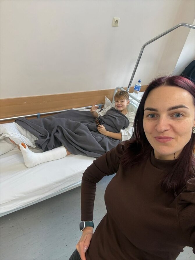 Asmeninio albumo nuotr./Gražina Butnorienė su sūnum