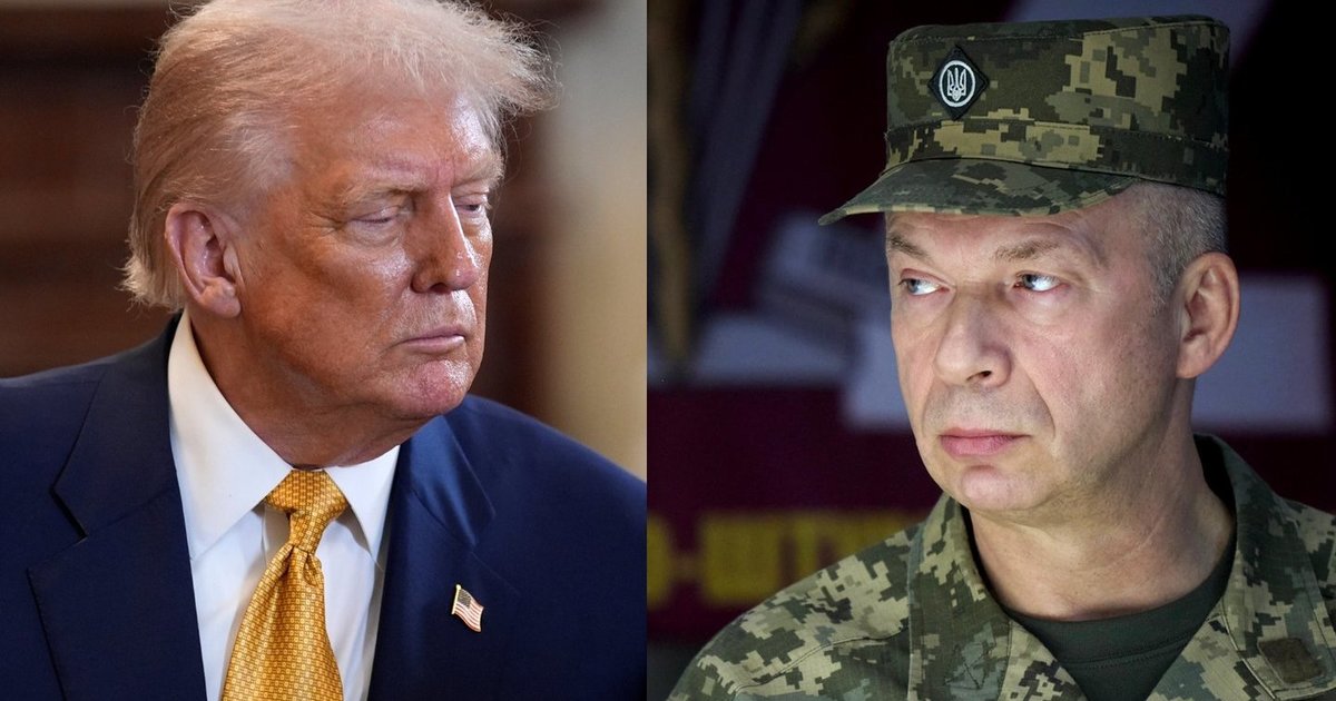 Syrskis pasiuntė griežtą žinutę Trumpui: pasakė, kaip yra iš tikrųjų