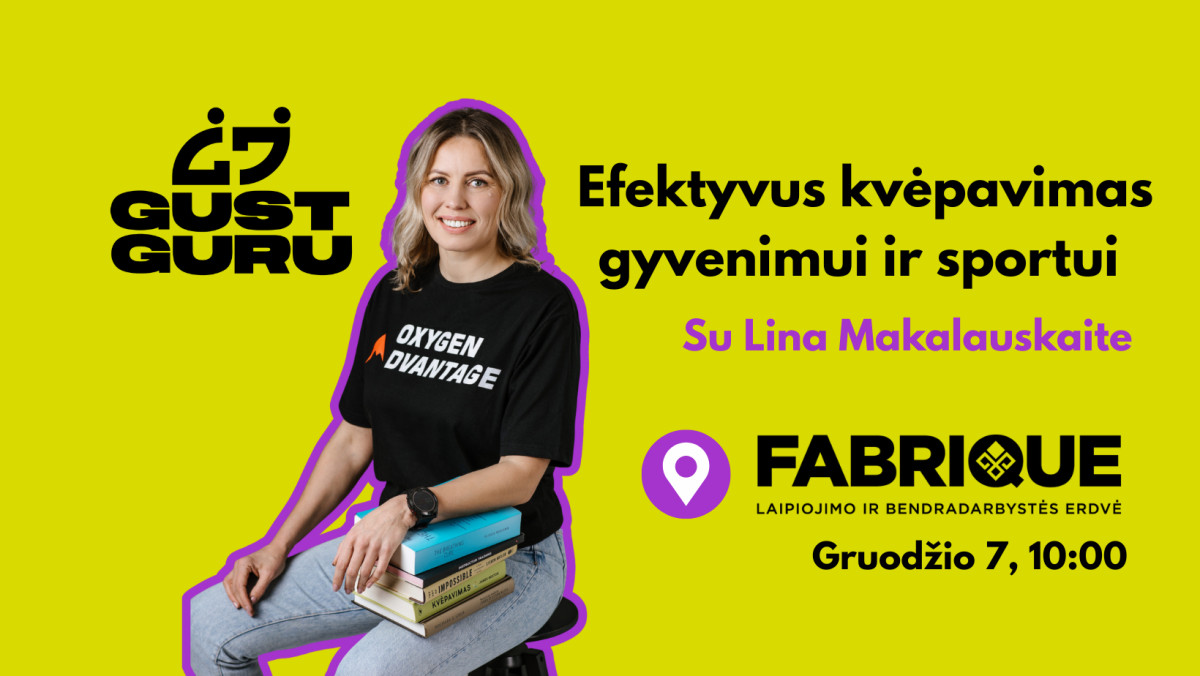 Kvėpavimo dirbtuvės su @gustguru ir Lina Makalauskaite