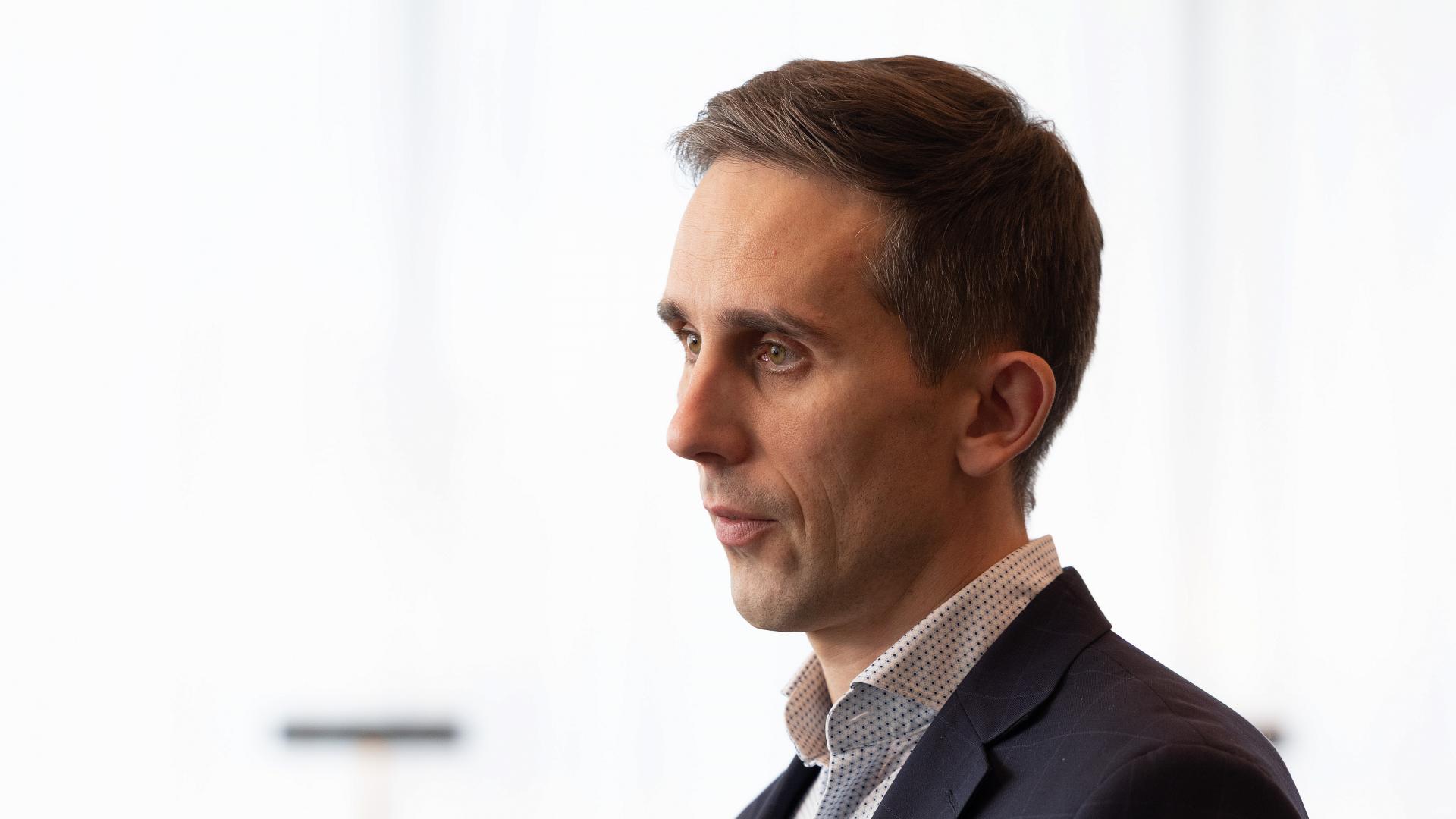 Tadas Povilauskas, SEB banko ekonomistas. Juditos Grigelytės (VŽ) nuotr.