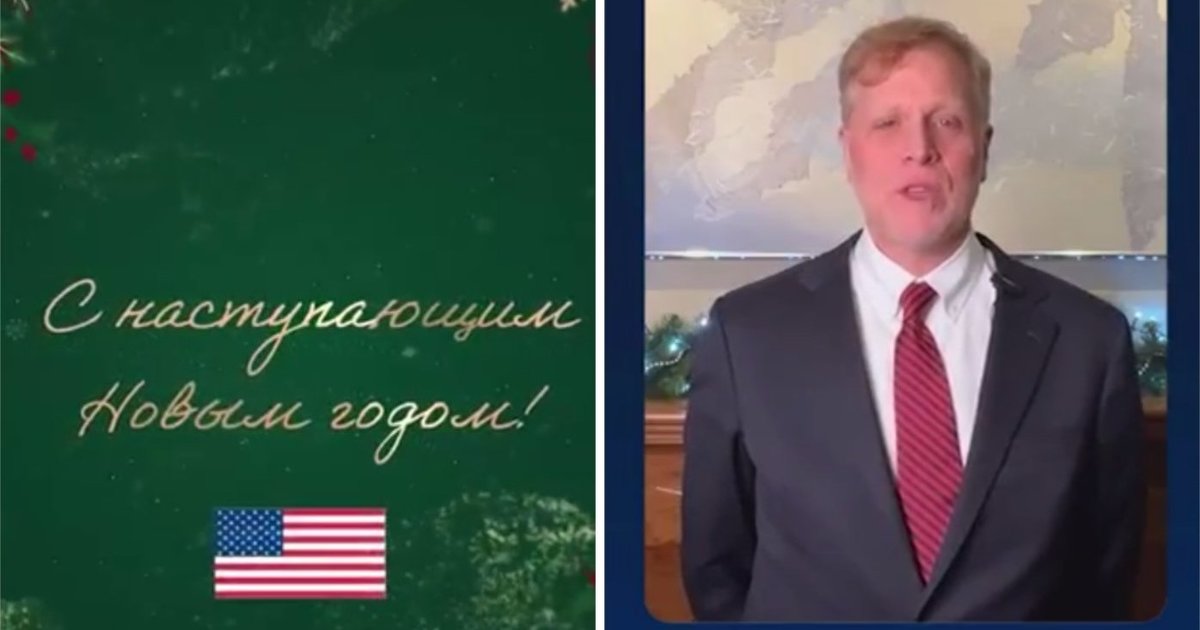 JAV „visų amerikiečių vardu“ pasveikino rusus su Naujaisiais metais