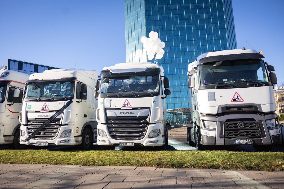 „Linava“ gavo leidimą protestuoti – sostinės centre stovės iki 100 vilkikų