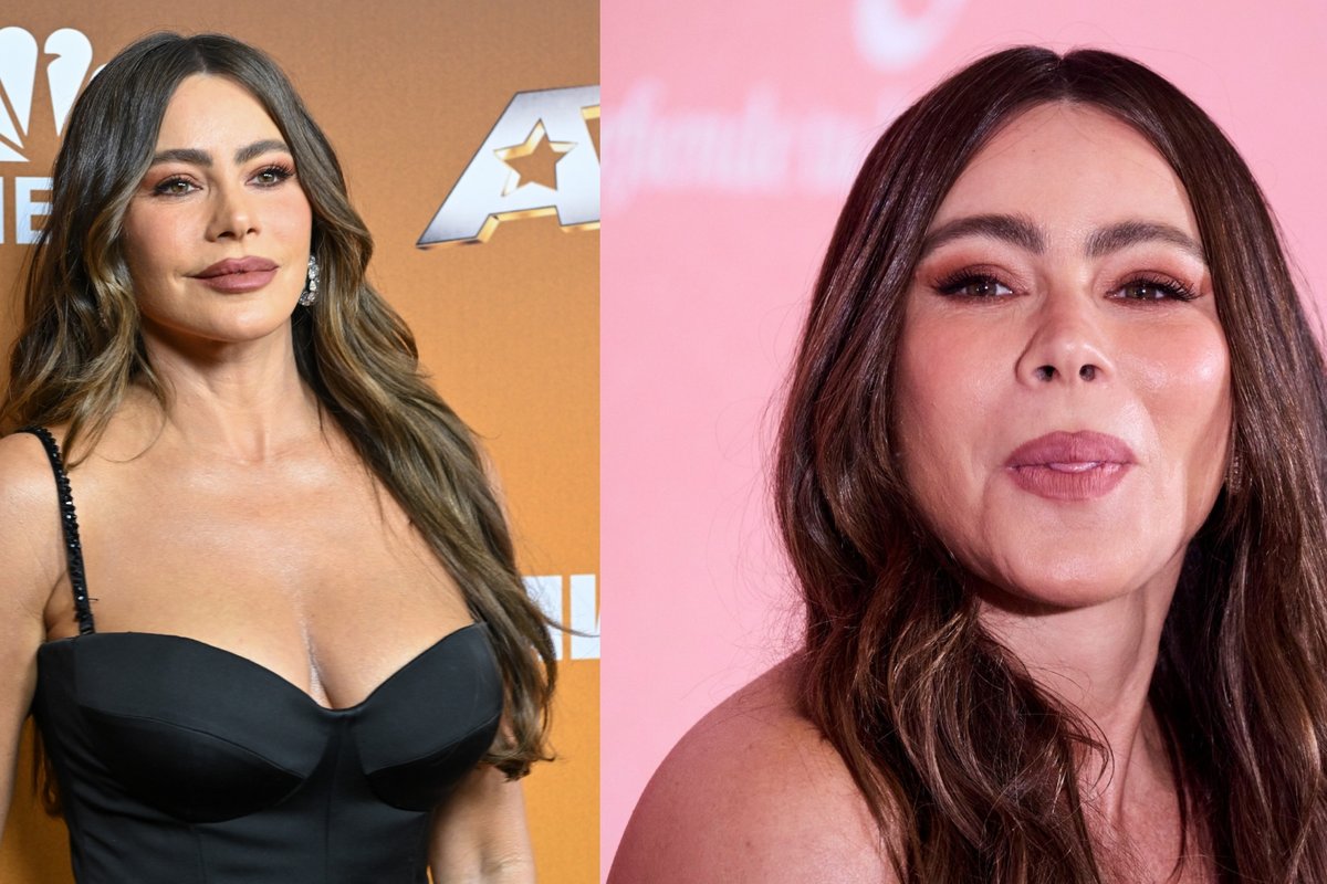 Vienoje Kalėdas sutikusios Sofios Vergaros krūtys vos neišvirto iš jos šventinės suknelės