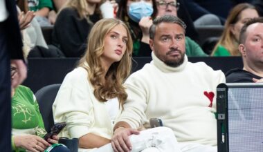 Krepšinio rungtynėse – Jonas Garbaravičius su 21-erių Silvija Romanovskyte