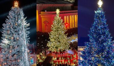 Kuri kalėdinė eglė patinka labiausiai: Vilniaus, Kauno ar Klaipėdos