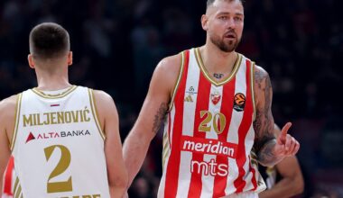 Motiejūnas ir „Crvena Zvezda“ sugėrė retą niuksą namuose