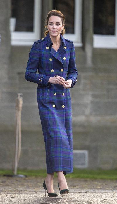 Tartanas – vienas iš mėgstamiausių princesės šventinių raštų.