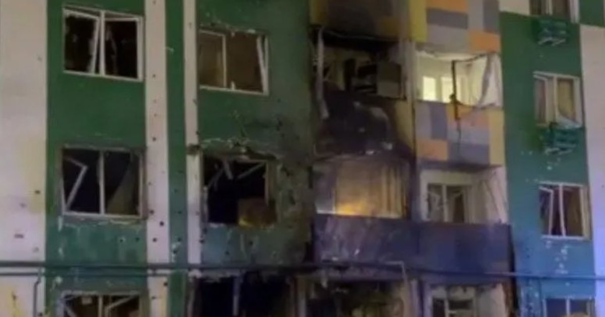 Sprogimai Rusijoje: dronas pataikė į daugiabutį