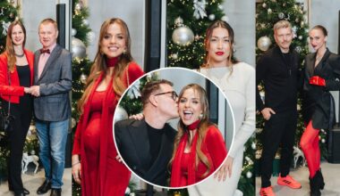 Besilaukianti Vaida Poderytė surengė kalėdinį vakarėlį, jame – aprangos kodas ir daug žinomų veidų