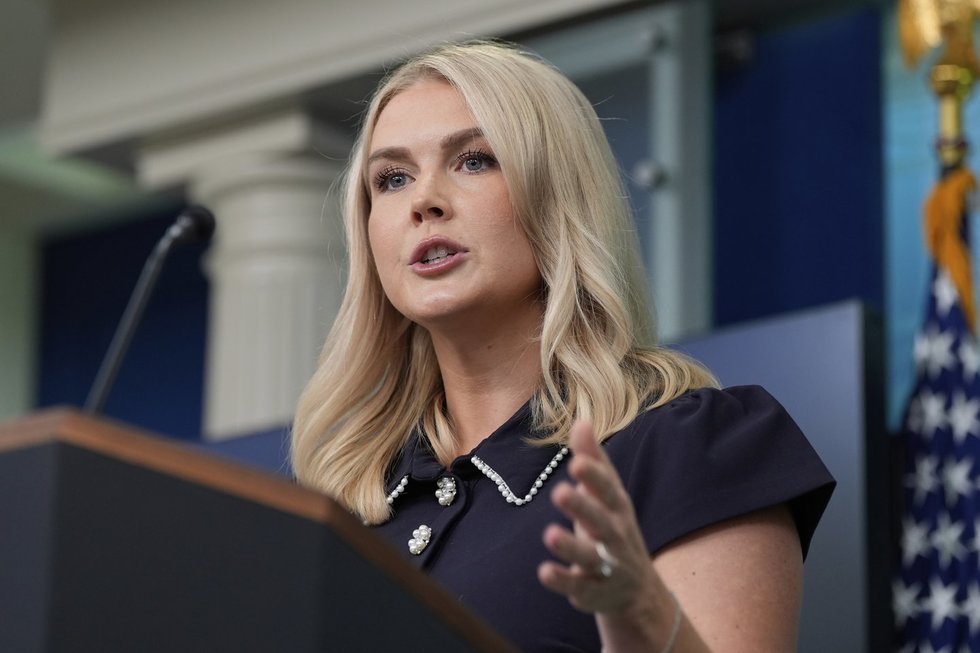 Karoline Leavitt (nuotr. SCANPIX)