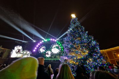 Kalėdų eglės įžiebimas Klaipėdoje